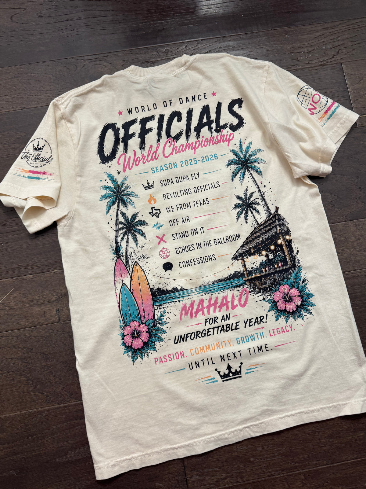 The Officials “Mahalo” Championship Tee 26 | Washed Cotton