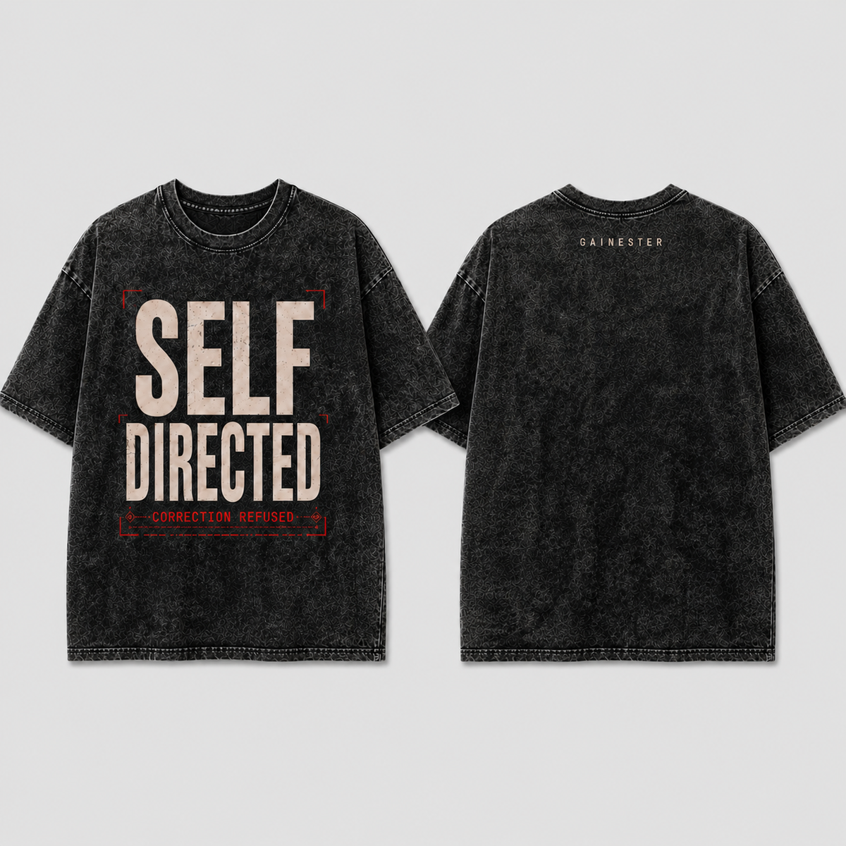 HE Self Directed Tee | Acid Wash