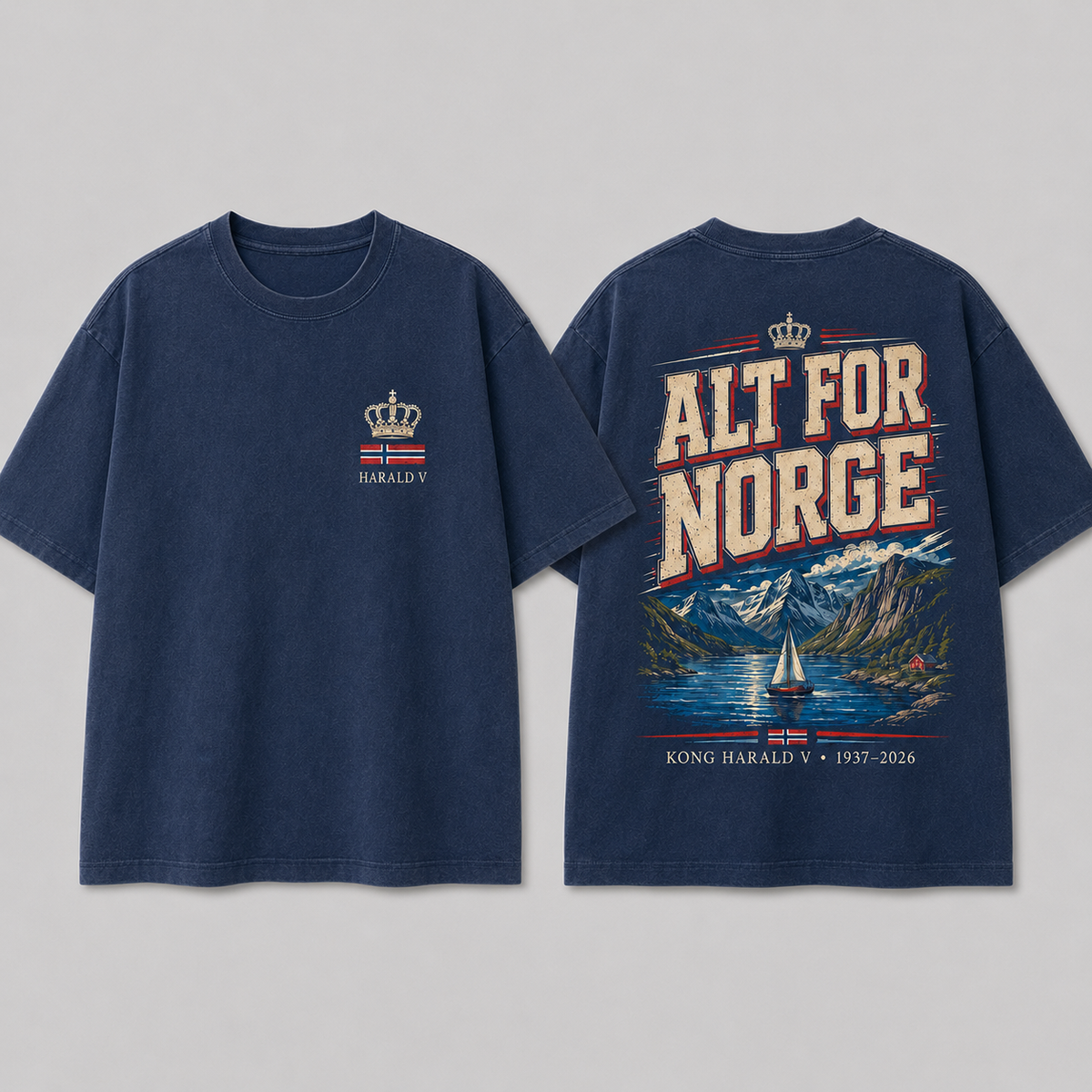 Alt For Norge Tee | Washed