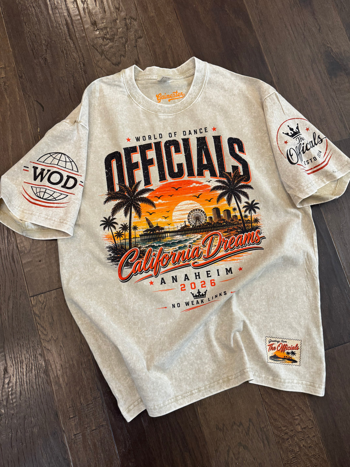 California Dreams Tee | Acid Washed