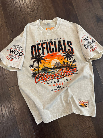 California Dreams Tee | Acid Washed