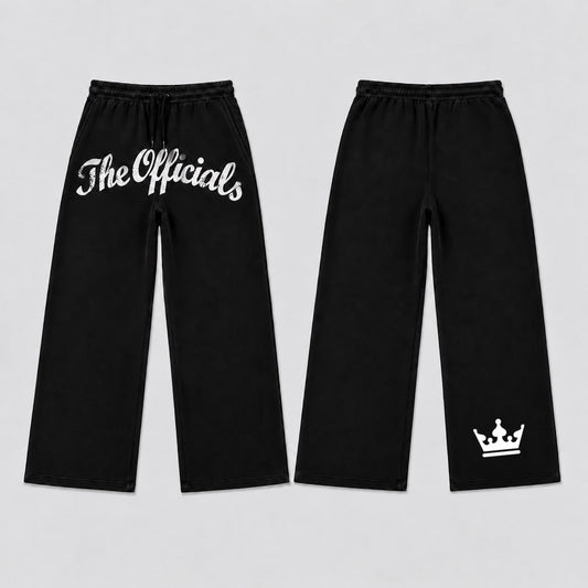 The Officials Signature - Wide Leg Sweatpants