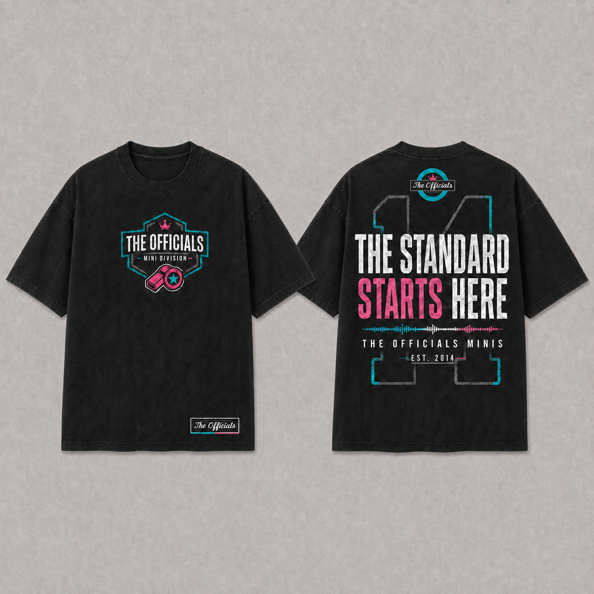 The Standard Starts Here - Minis Tee | Acid Wash