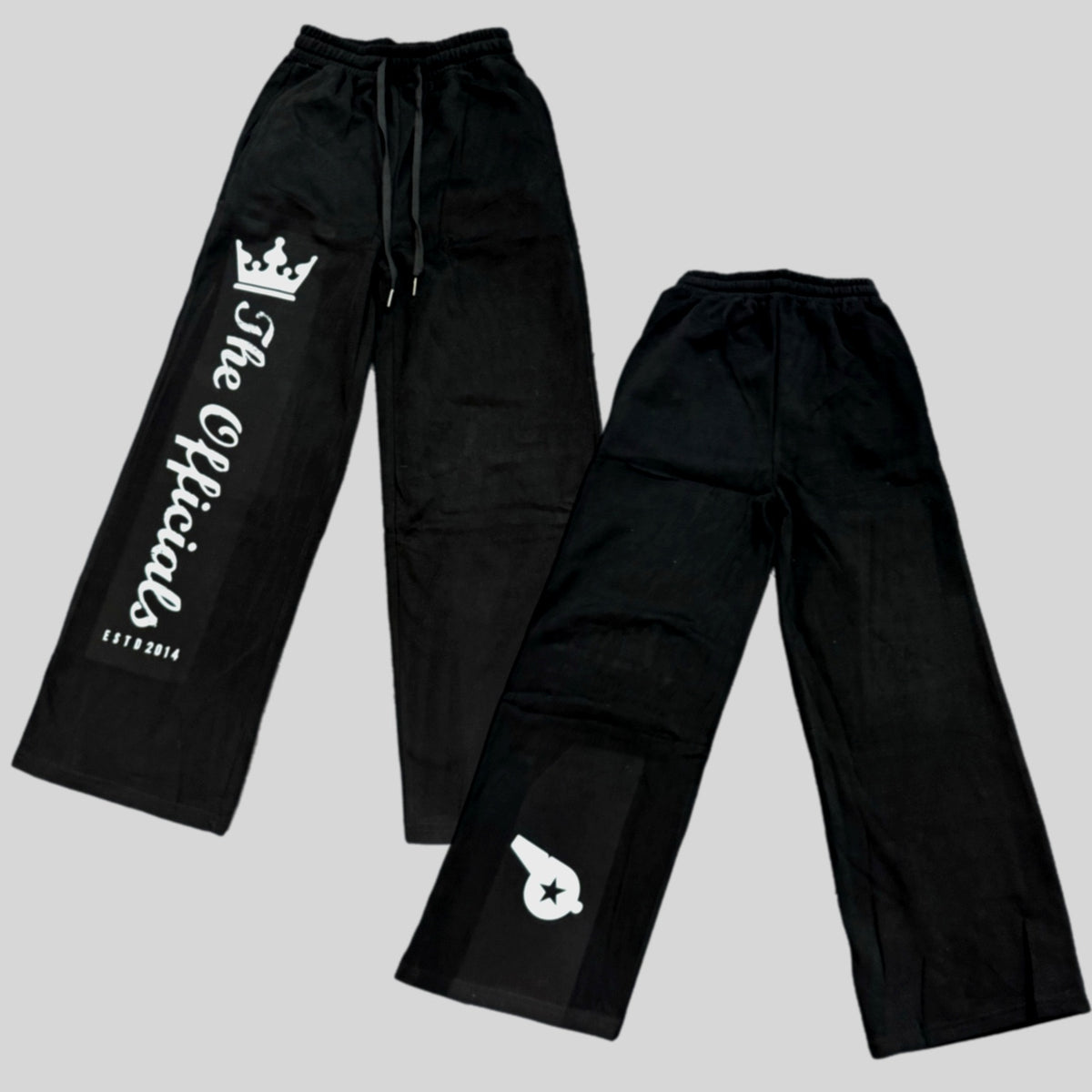 The Officials - Wide Leg Light Fleece Sweatpants