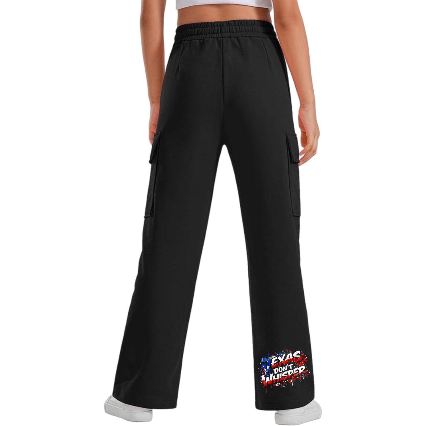 Texas Don’t Whisper - Youth Cargo Sweatpants