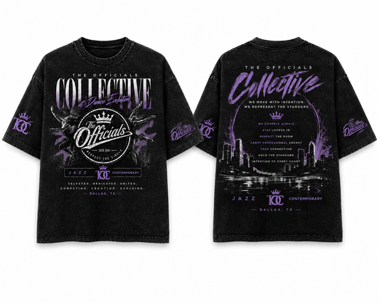 The Officials Collective Tee Oversized Acid Wash