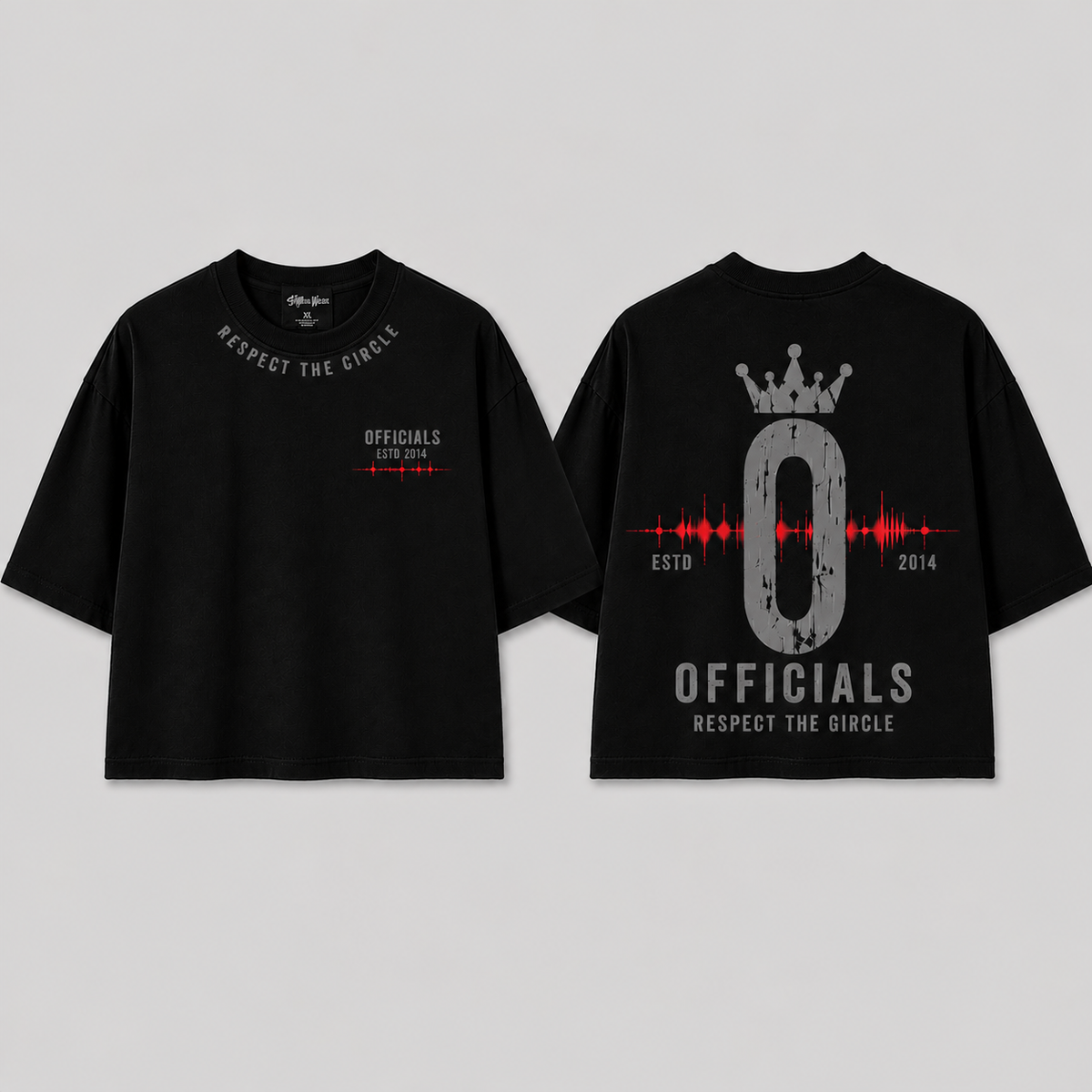 The Officials One Pulse Tee | Crop Heavy Cotton