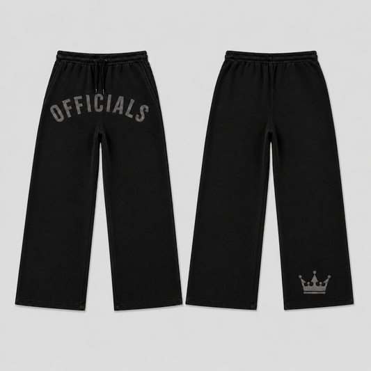The Officials Quiet Standard - Wide Leg Sweatpants