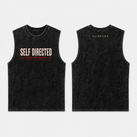 HE Self Directed Sleeveless Tee | Acid Wash