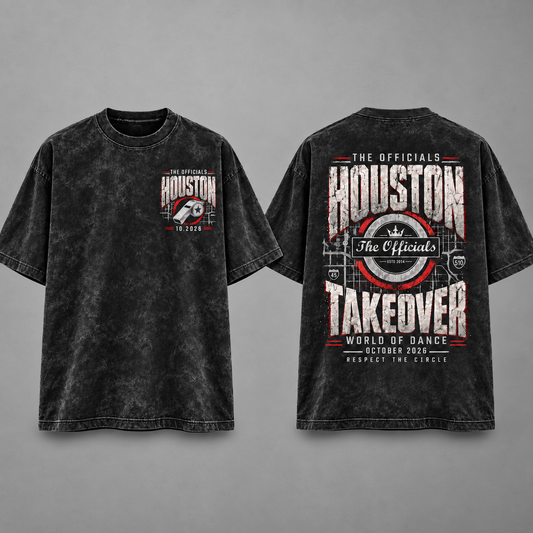 The Officials Houston Takeover Tee | Acid Wash