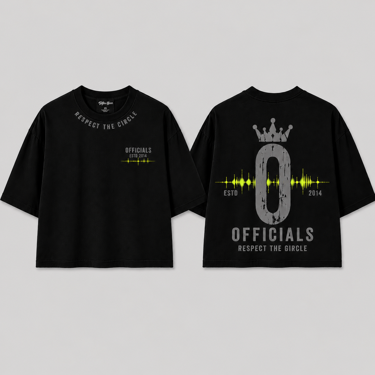 The Officials One Pulse Tee | Crop Heavy Cotton