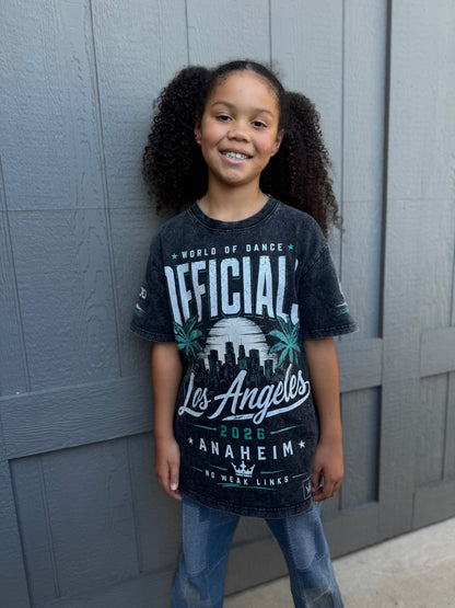 All Roads Lead West Tee | Acid Washed