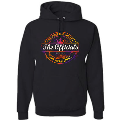 The Officials - Respect The Circle Hoodie - Inferno Splash