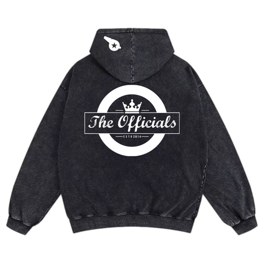 The Officials - Washed Zip Up Hoodie
