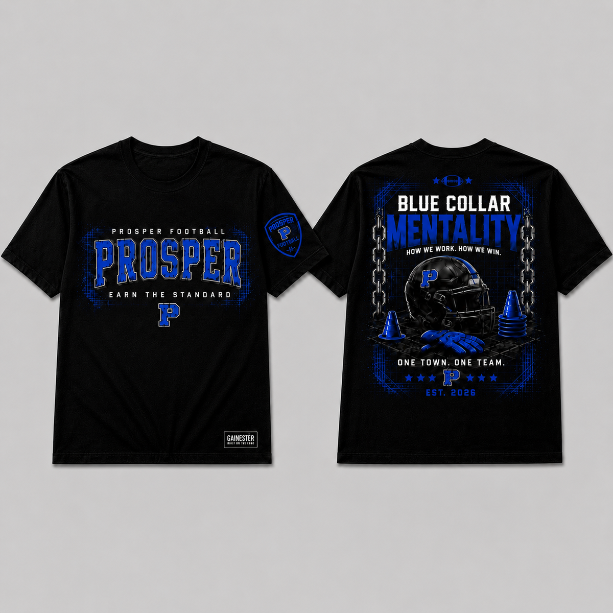 Prosper Blue - Blue Collar Mentality Tee