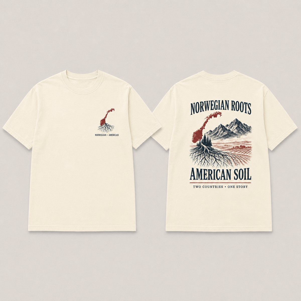 Norwegian Roots American Soil Tee | Washed