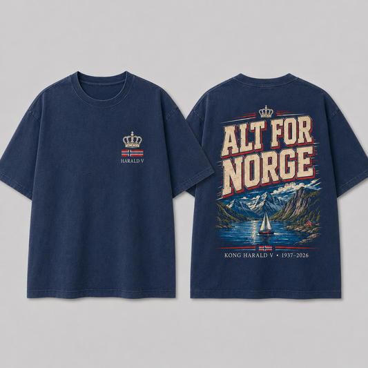 Alt For Norge Tee | Washed