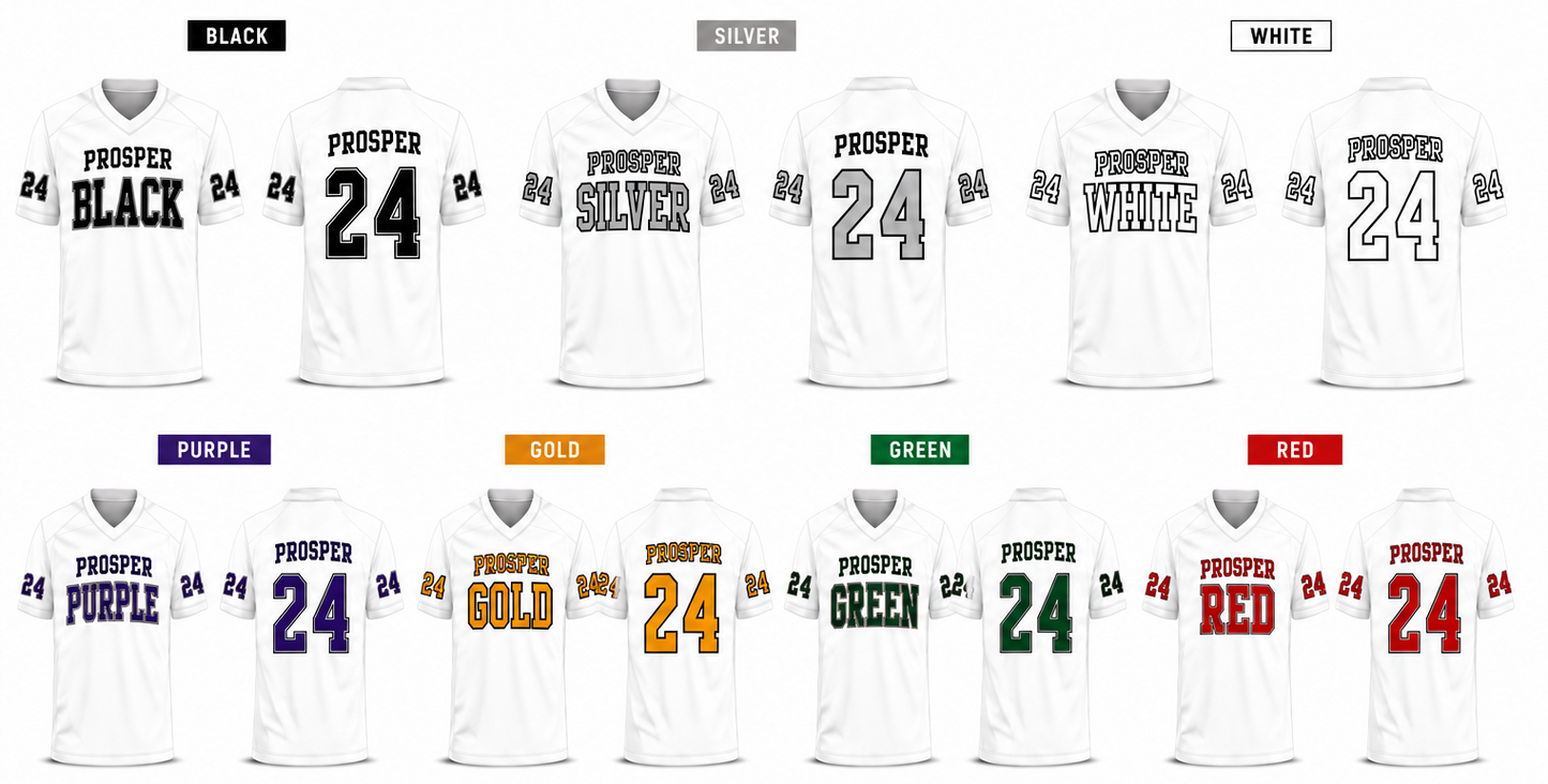 Prosper Football Custom Supporter Jersey